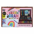 Art 101 Doodle & Draw 136-Piece Multimedia Wood Art Set 53136MB